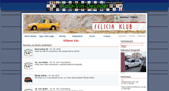 Desktop Screenshot of feliciaklub.cz